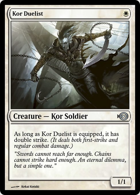 Magic the Gathering Card - Kor Duelist - MTG Circle