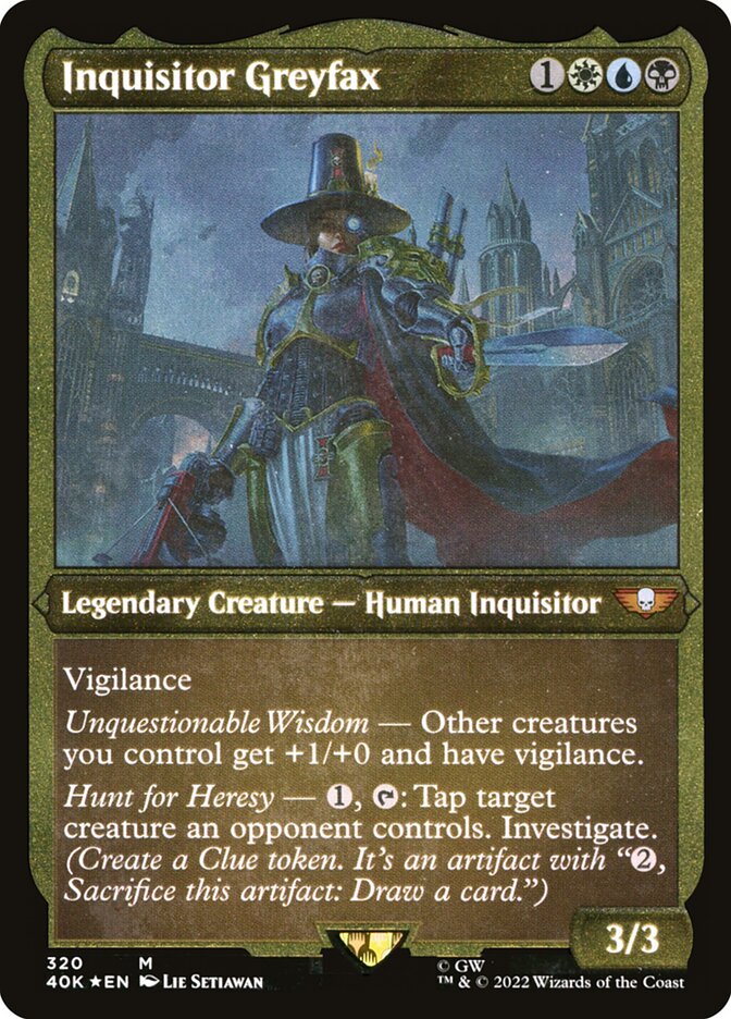 Magic the Gathering Card - Inquisitor Greyfax - MTG Circle