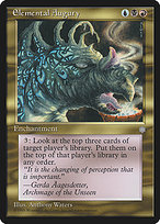 Magic the Gathering Card - Elemental Augury - MTG Circle