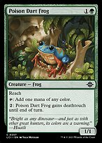 Magic the Gathering Card - Poison Dart Frog - MTG Circle