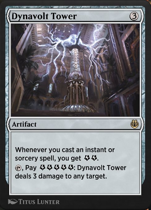 Magic the Gathering Card - Dynavolt Tower - MTG Circle