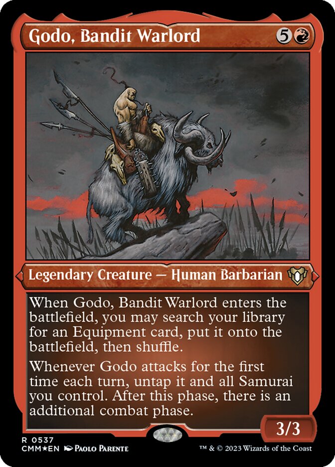 Magic the Gathering Card - Godo, Bandit Warlord - MTG Circle