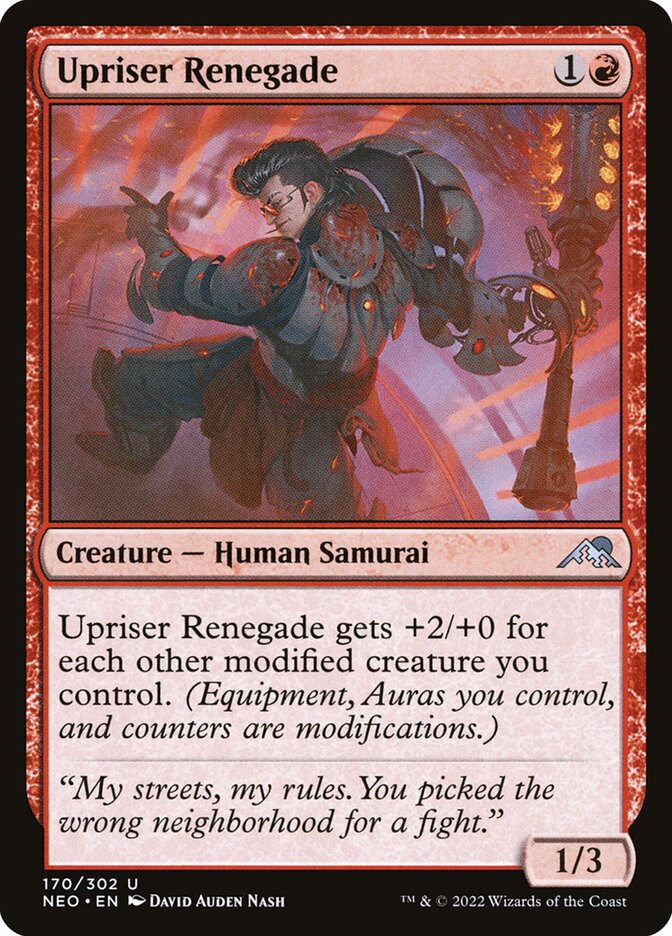 Magic the Gathering Card - Upriser Renegade - MTG Circle