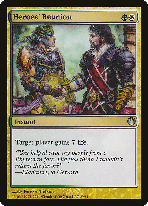 Magic the Gathering Card - Heroes' Reunion - MTG Circle