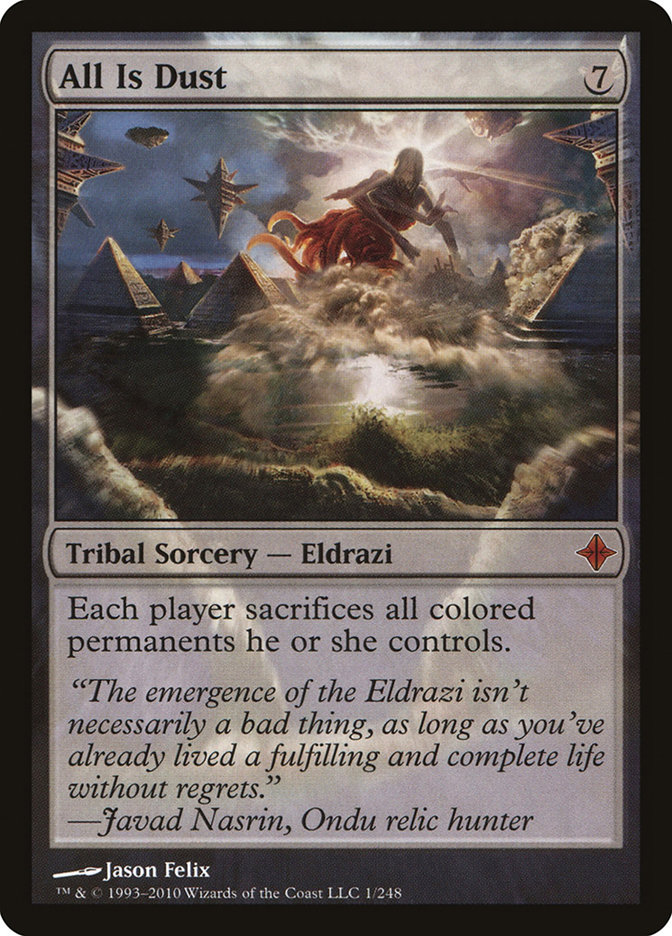 Magic the Gathering Card - All Is Dust - MTG Circle