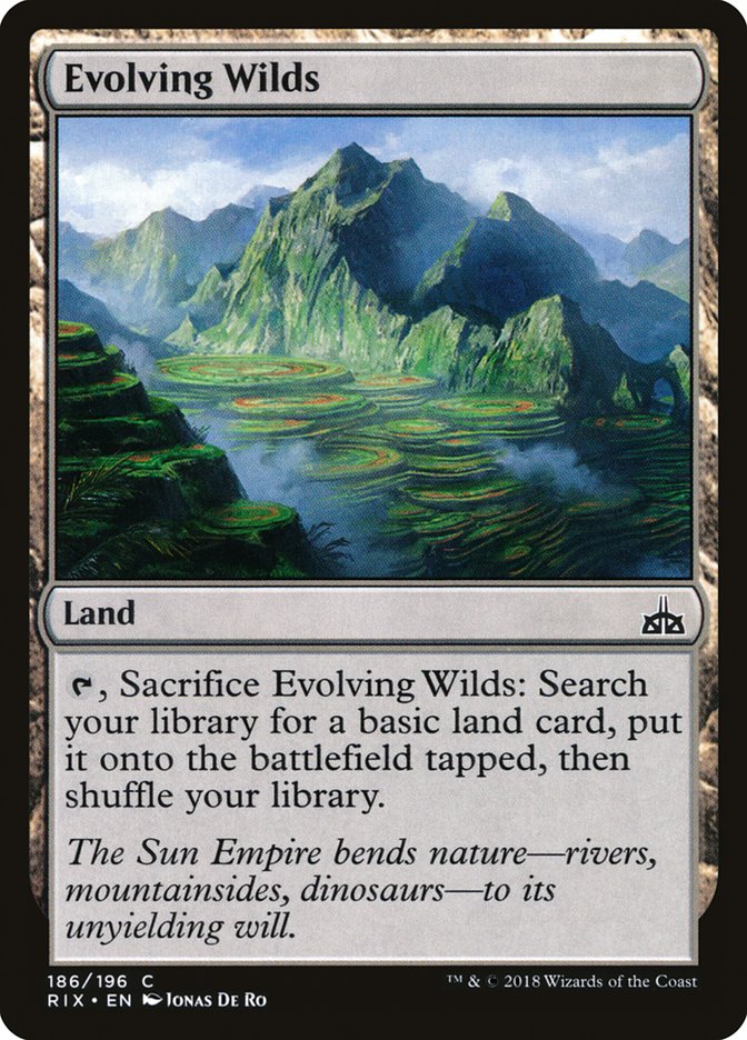 Magic the Gathering Card - Evolving Wilds - MTG Circle