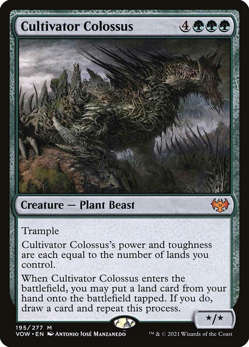Magic the Gathering Card - Cultivator Colossus - MTG Circle