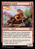 Magic the Gathering Card - Magebane Lizard - MTG Circle