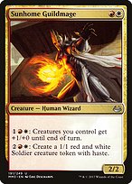 Magic the Gathering Card - Sunhome Guildmage - MTG Circle