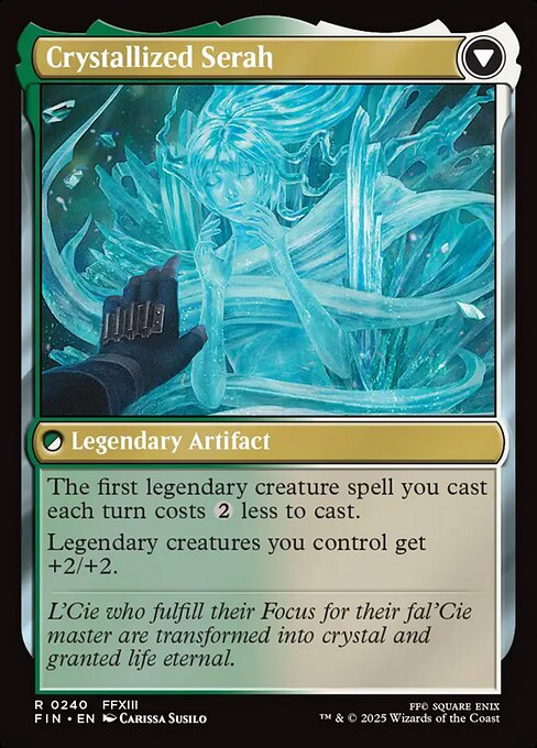 Magic the Gathering Card - Crystallized Serah - MTG Circle
