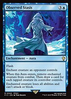 Magic the Gathering Card - Observed Stasis - MTG Circle