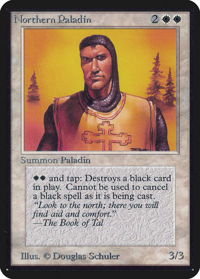 Magic the Gathering Card - Northern Paladin - MTG Circle