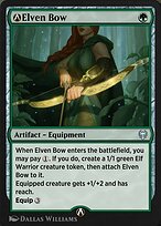 Magic the Gathering Card - A-Elven Bow - MTG Circle