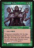 Magic the Gathering Card - Llanowar Tribe - MTG Circle