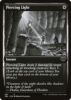 Magic the Gathering Card - Piercing Light - MTG Circle