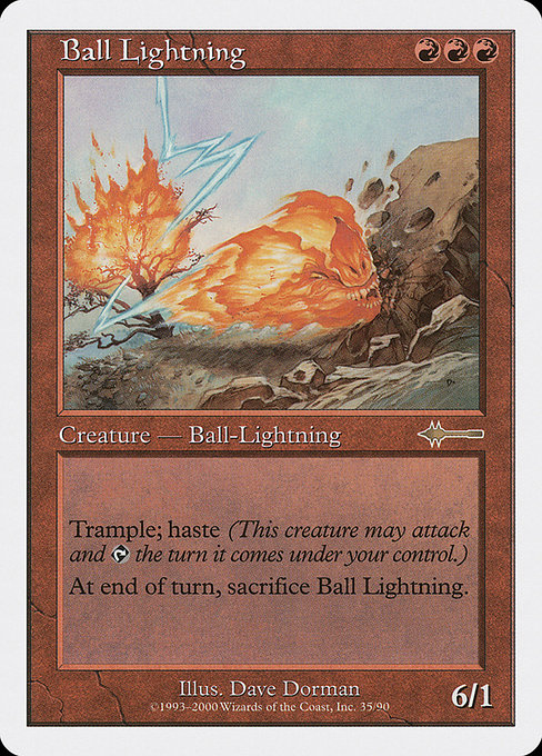 Magic the Gathering Card - Ball Lightning - MTG Circle