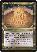 Magic the Gathering Card - Ghostly Flame - MTG Circle