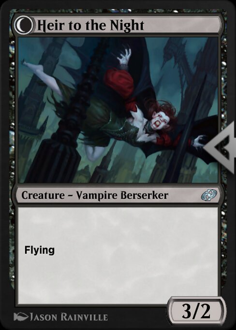 Magic the Gathering Card - Heir to the Night - MTG Circle