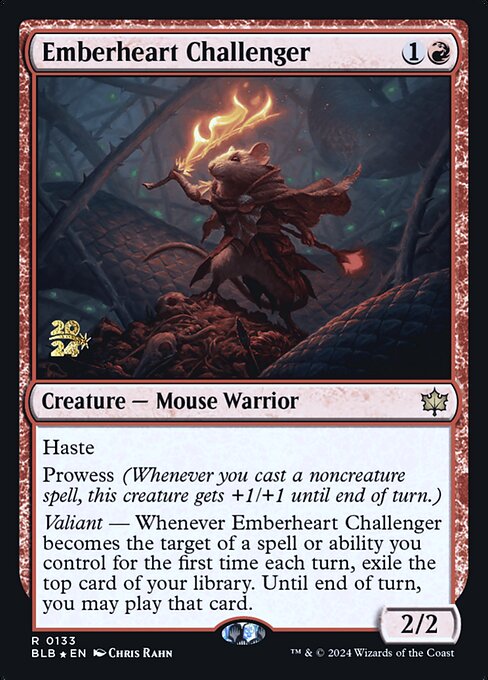 Magic the Gathering Card - Emberheart Challenger - MTG Circle