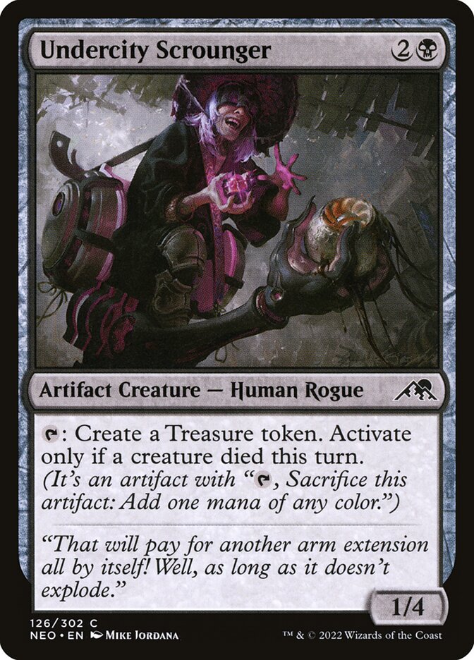 Magic the Gathering Card - Undercity Scrounger - MTG Circle