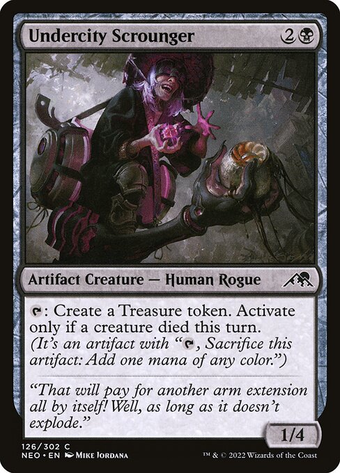 Magic the Gathering Card - Undercity Scrounger - MTG Circle