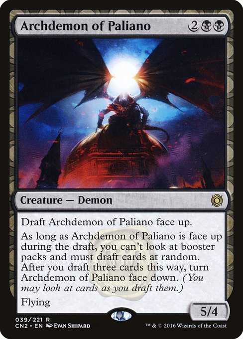 Magic the Gathering Card - Archdemon of Paliano - MTG Circle