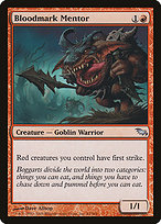 Magic the Gathering Card - Bloodmark Mentor - MTG Circle