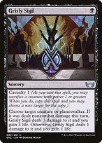 Magic the Gathering Card - Grisly Sigil - MTG Circle