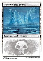 Magic the Gathering Card - Snow-Covered Swamp - MTG Circle