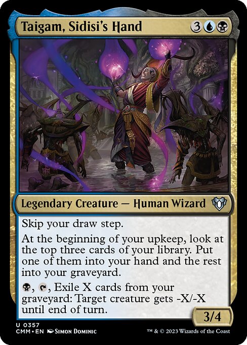 Magic the Gathering Card - Taigam, Sidisi's Hand - MTG Circle