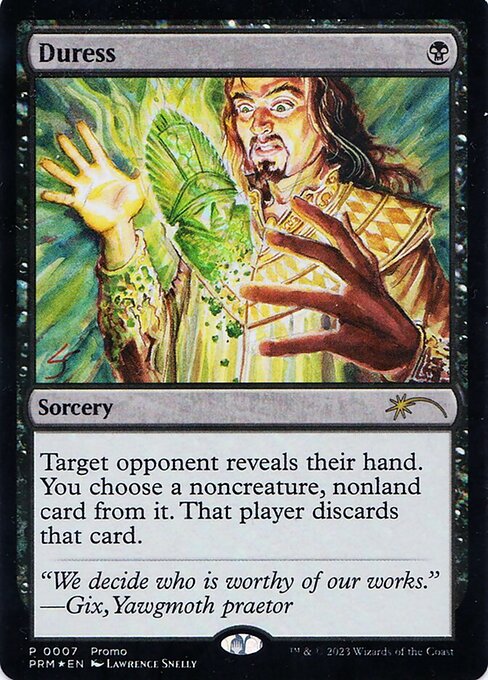 Magic the Gathering Card - Duress - MTG Circle