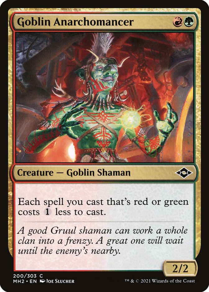 Magic the Gathering Card - Goblin Anarchomancer - MTG Circle