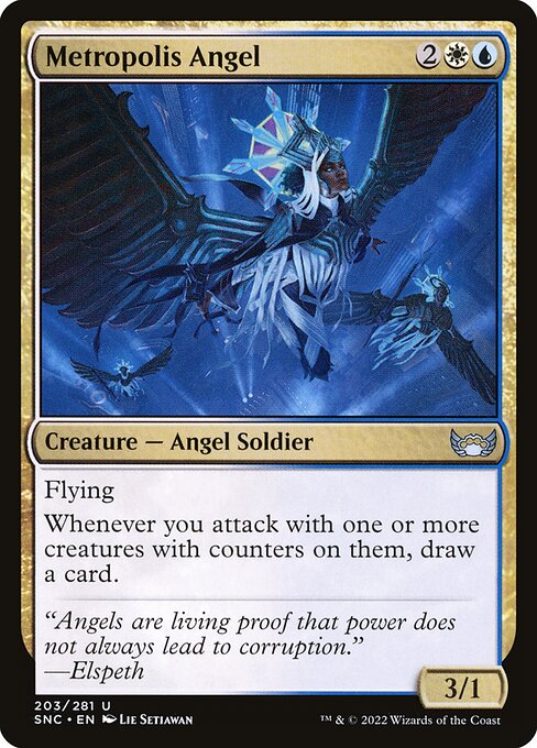 Magic the Gathering Card - Metropolis Angel - MTG Circle