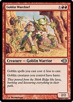 Magic the Gathering Card - Goblin Warchief - MTG Circle