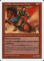 Magic the Gathering Card - Lu Bu, Master-at-Arms - MTG Circle