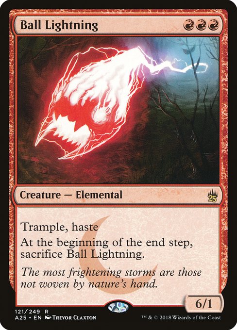 Magic the Gathering Card - Ball Lightning - MTG Circle