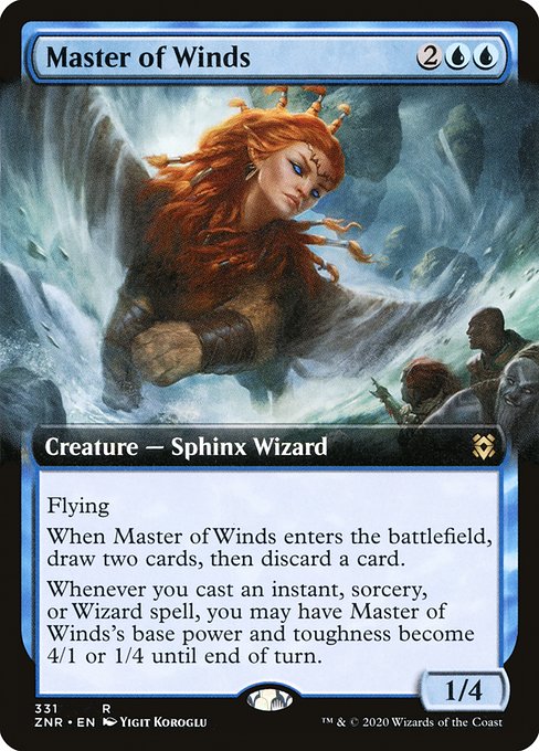 Magic the Gathering Card - Master of Winds - MTG Circle