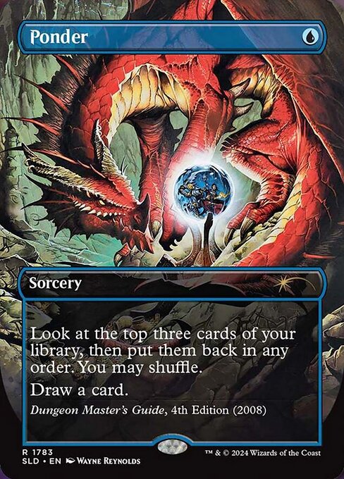 Magic the Gathering Card - Ponder - MTG Circle