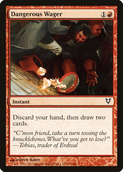 Magic the Gathering Card - Dangerous Wager - MTG Circle