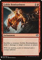 Magic the Gathering Card - Goblin Bombardment - MTG Circle