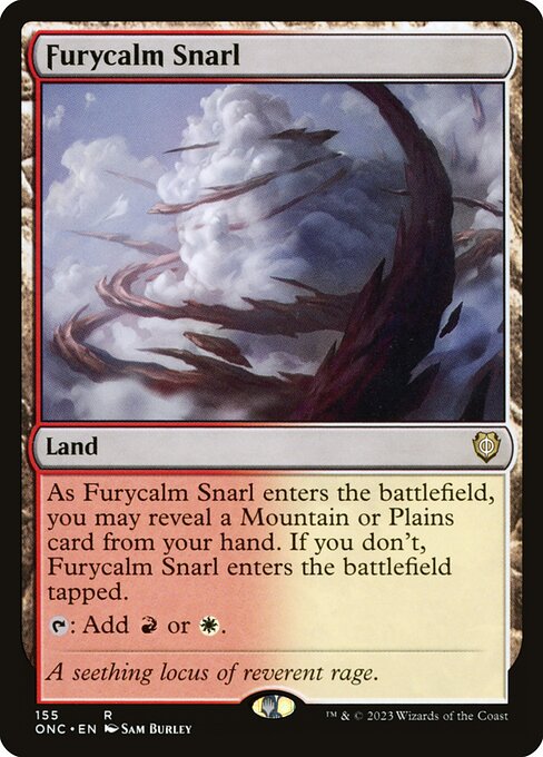Magic the Gathering Card - Furycalm Snarl - MTG Circle