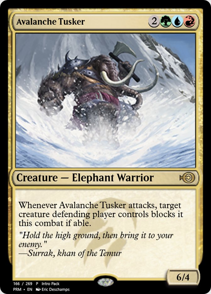 Magic the Gathering Card - Avalanche Tusker - MTG Circle