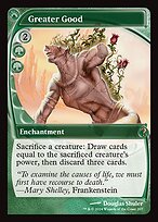 Magic the Gathering Card - Greater Good - MTG Circle