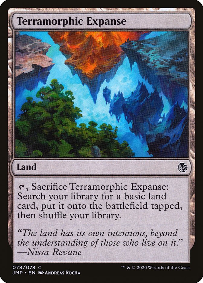Magic the Gathering Card - Terramorphic Expanse - MTG Circle