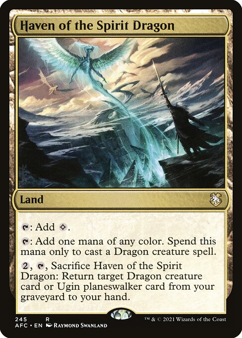 Magic the Gathering Card - Haven of the Spirit Dragon - MTG Circle