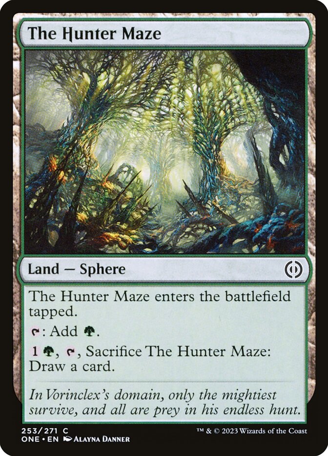 Magic the Gathering Card - The Hunter Maze - MTG Circle