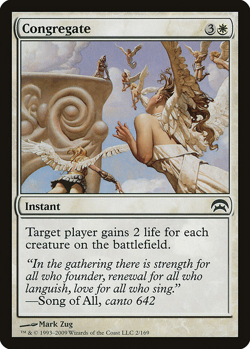 Magic the Gathering Card - Congregate - MTG Circle