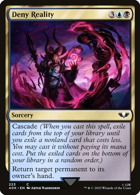 Magic the Gathering Card - Deny Reality - MTG Circle