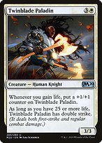 Magic the Gathering Card - Twinblade Paladin - MTG Circle