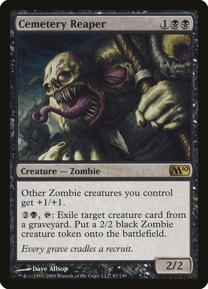 Magic the Gathering Card - Cemetery Reaper - MTG Circle